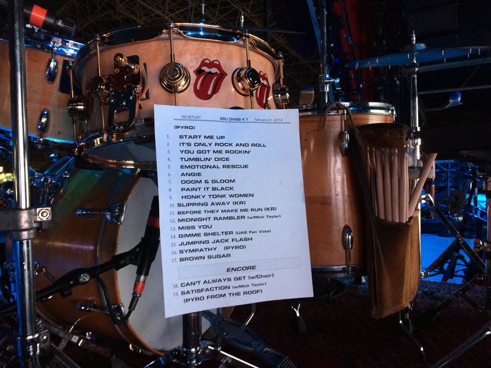 Rolling Stones Band 2014 Live On Fire